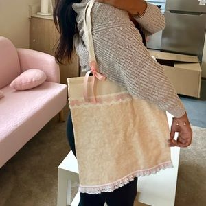 TOTE HANDBAG VINTAGE LOOK